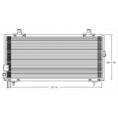 A/C Condenser  CND40034