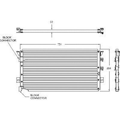 A/C Condenser  CND40062