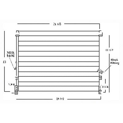 A/C Condenser  CND40133