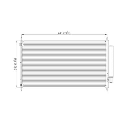 A/C Condenser  CND4165