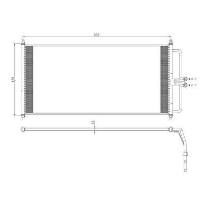 A/C Condenser  CNDDPI3092
