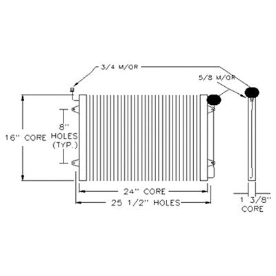 A/C Condenser  CNDDPI3320