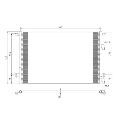 A/C Condenser  CNDDPI3388