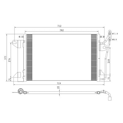 A/C Condenser  CNDDPI3390