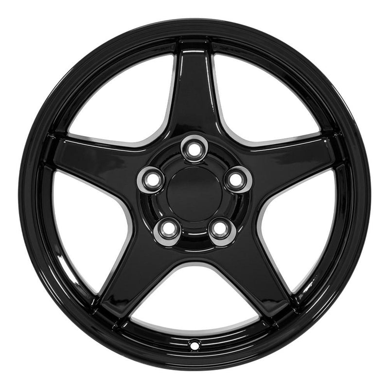 Wheel 17in Replica CV01 fits Chevrolet Corvette ZR1 17x9.5 Gloss Black
