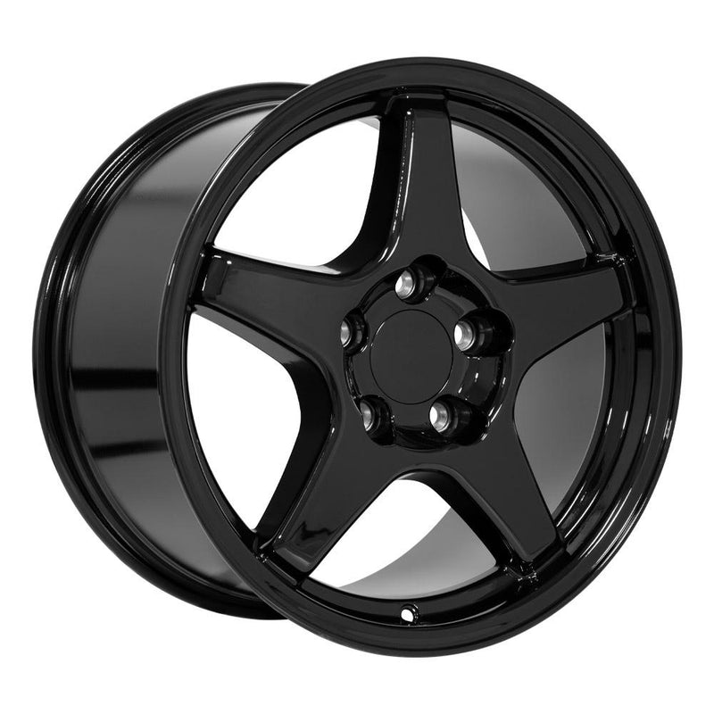 Wheel 17in Replica CV01 fits Chevrolet Corvette ZR1 17x9.5 Gloss Black