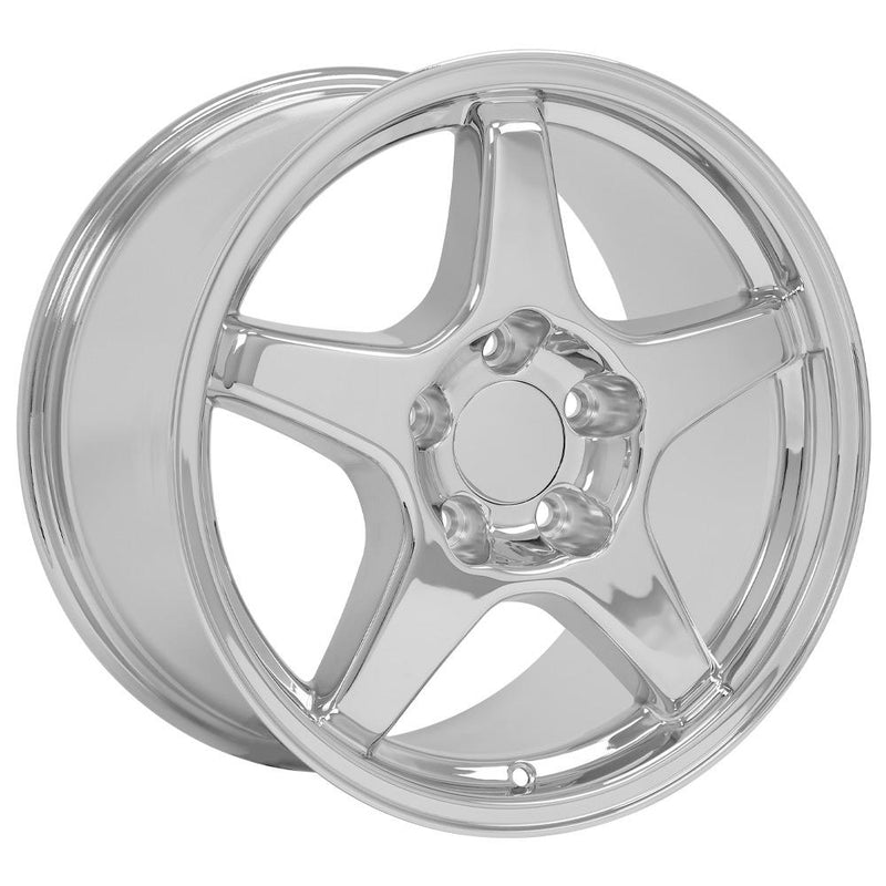 Wheel 17in Replica CV01 fits Chevrolet Corvette ZR1 17x9.5 Chrome