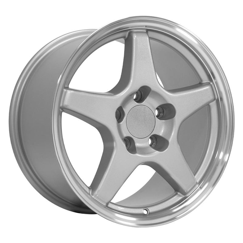 Wheel 17in Replica CV01 fits Chevrolet Corvette ZR1 17x9.5 Silver