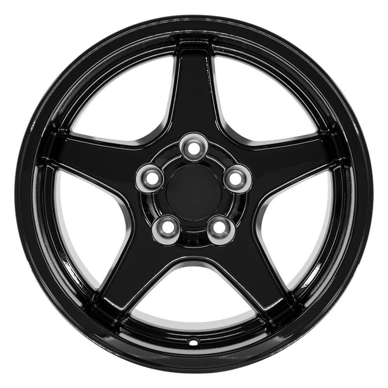 Wheel 17in Replica CV01 fits Chevrolet Corvette ZR1 17x11 Gloss Black