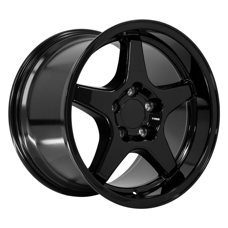 Wheel 17in Replica CV01 fits Chevrolet Corvette ZR1 17x11 Gloss Black