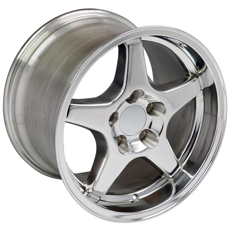Wheel 17in Replica CV01 fits Chevrolet Corvette ZR1 17x11 Polished