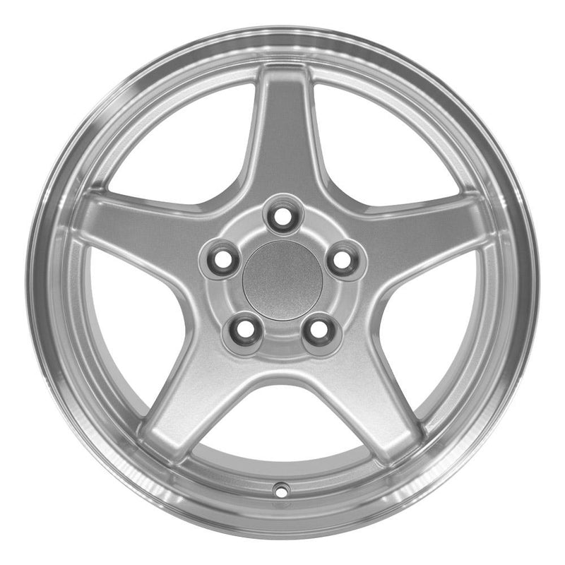 Wheel 17in Replica CV01 fits Chevrolet Corvette ZR1 17x11 Silver