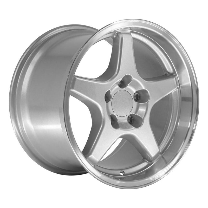 Wheel 17in Replica CV01 fits Chevrolet Corvette ZR1 17x11 Silver