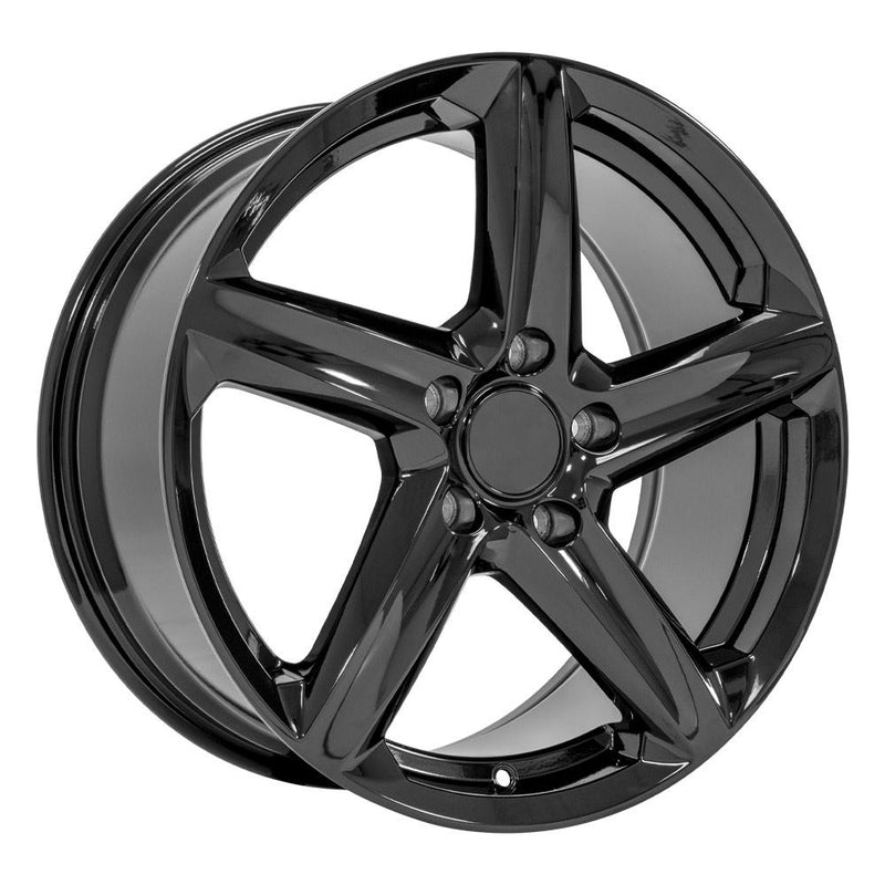 Wheel 18in Replica CV02C fits Chevrolet C7 Corvette 18x8.5 Gloss Black