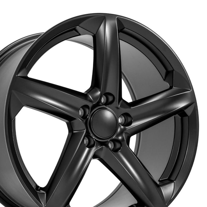 Wheel 19in Replica CV02C fits Chevrolet C7 Corvette 19x10 Satin Black