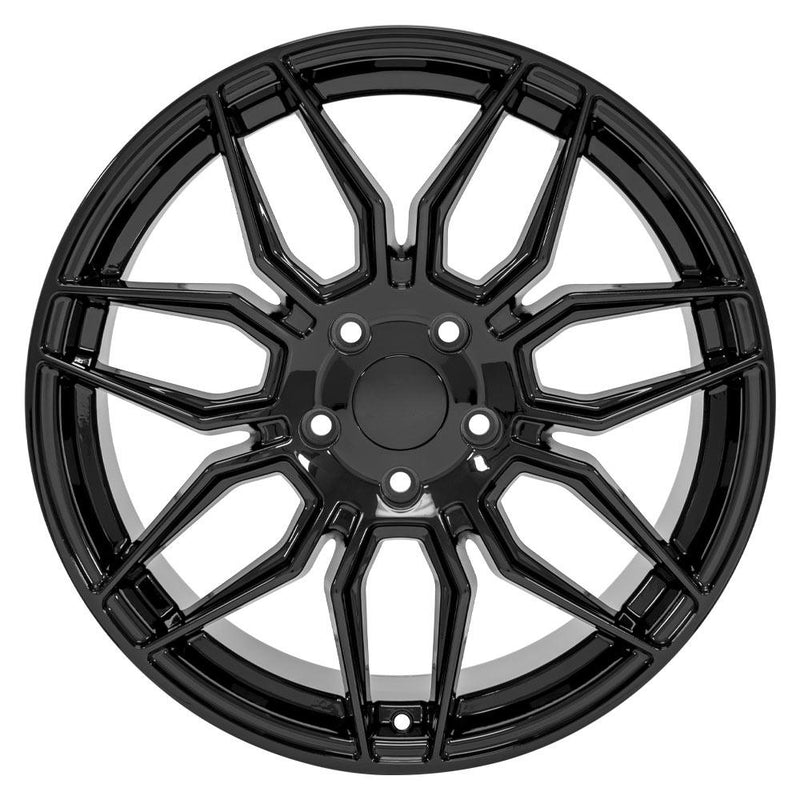 Wheel 19in Replica CV03C fits Chevrolet C7 Corvette 19x10 Gloss Black
