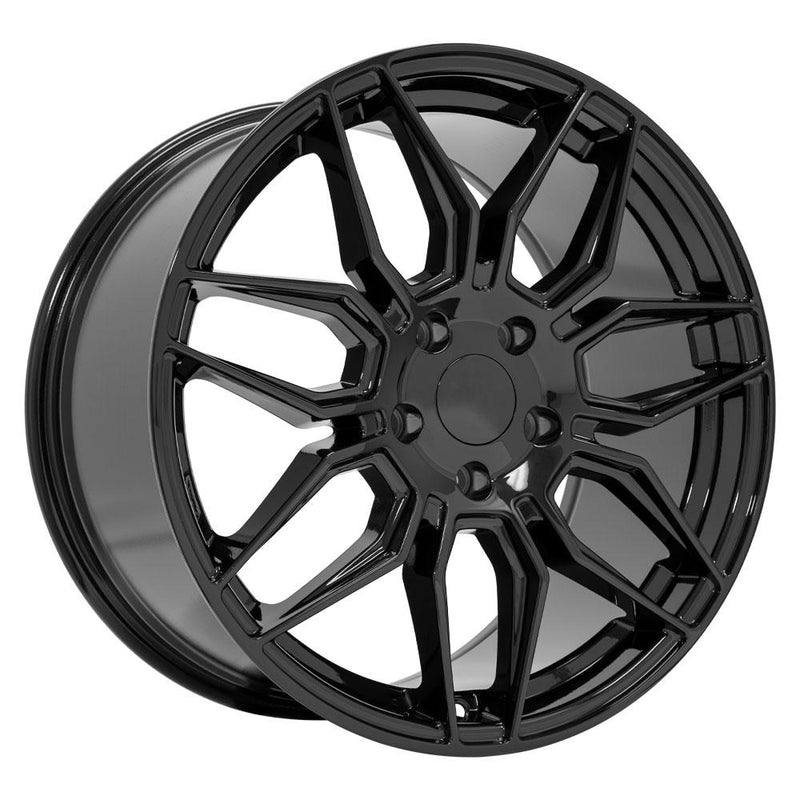 Wheel 19in Replica CV03C fits Chevrolet C7 Corvette 19x10 Gloss Black