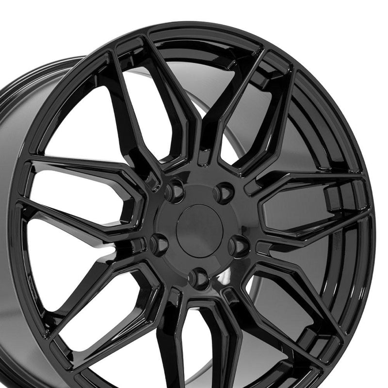 Wheel 19in Replica CV03C fits Chevrolet C7 Corvette 19x10 Gloss Black