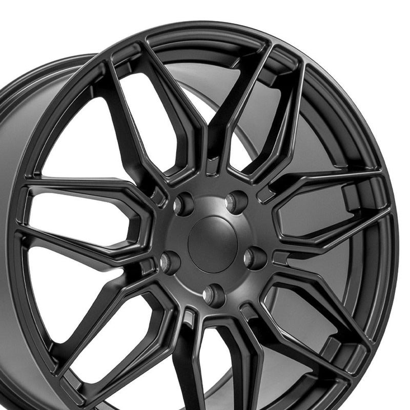 Wheel 19in Replica CV03C fits Chevrolet C7 Corvette 19x10 Satin Black