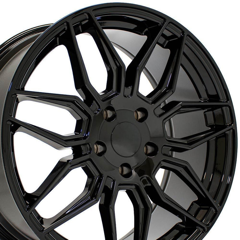 Wheel 19in Replica CV03D fits Chevrolet C8 Corvette 19x8.5 Gloss Black