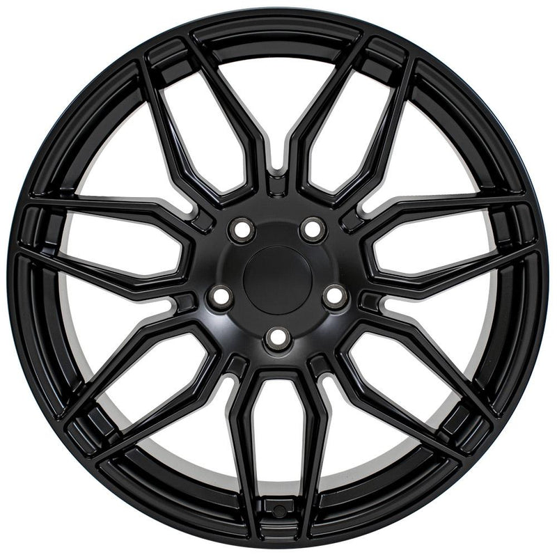 Wheel 19in Replica CV03D fits Chevrolet C8 Corvette 19x8.5 Satin Black