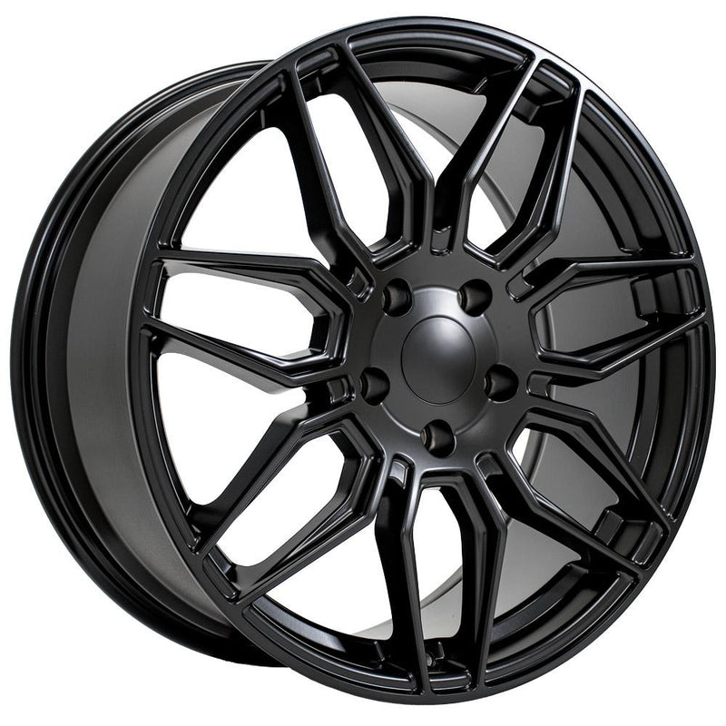 Wheel 19in Replica CV03D fits Chevrolet C8 Corvette 19x8.5 Satin Black