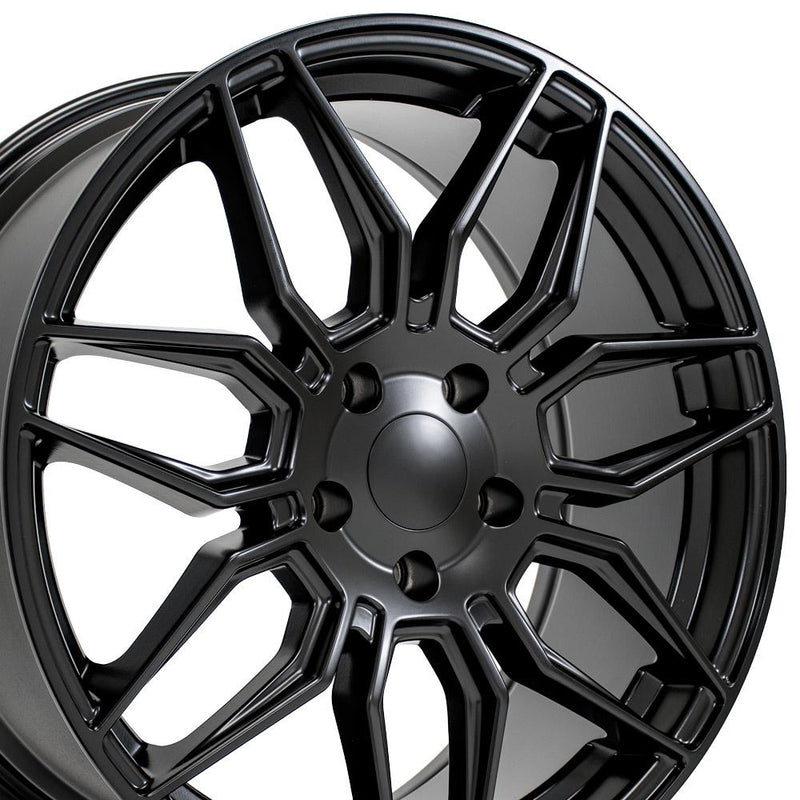 Wheel 19in Replica CV03D fits Chevrolet C8 Corvette 19x8.5 Satin Black
