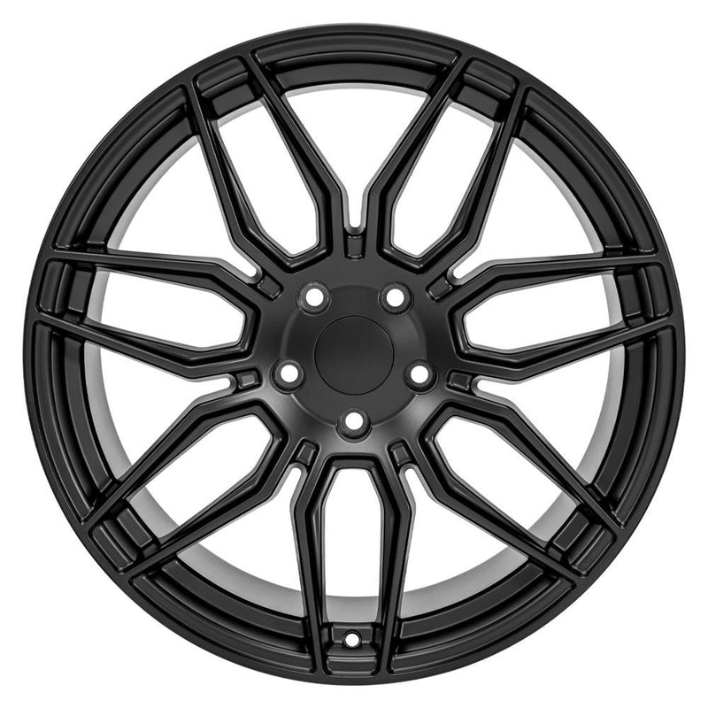 Wheel 20in Replica CV03D fits Chevrolet C8 Corvette 20x11 Satin Black