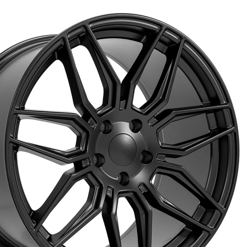 Wheel 20in Replica CV03D fits Chevrolet C8 Corvette 20x11 Satin Black