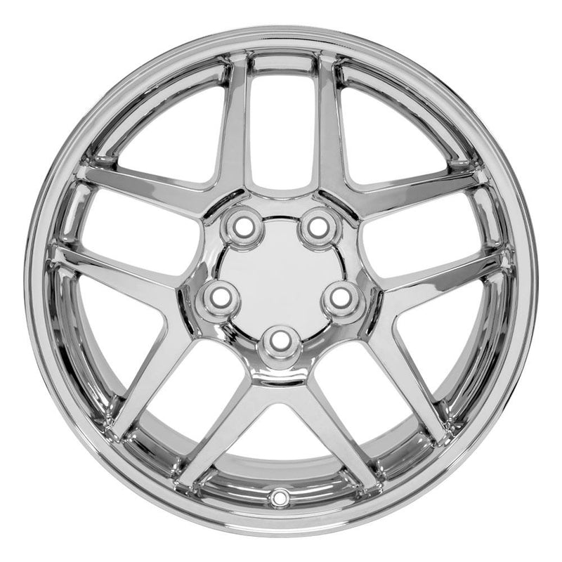 Wheel 17in Replica CV04 fits Chevrolet Corvette C5 Z06 17x9.5 Chrome