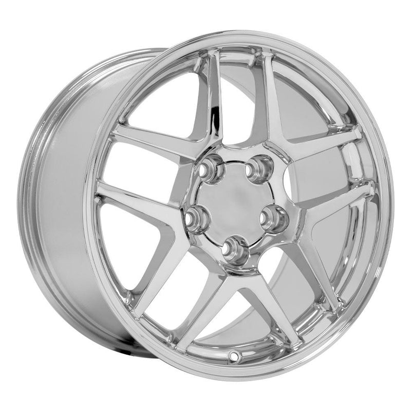 Wheel 17in Replica CV04 fits Chevrolet Corvette C5 Z06 17x9.5 Chrome