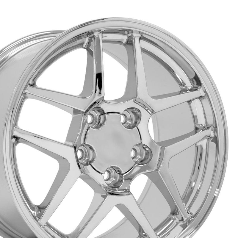 Wheel 17in Replica CV04 fits Chevrolet Corvette C5 Z06 17x9.5 Chrome