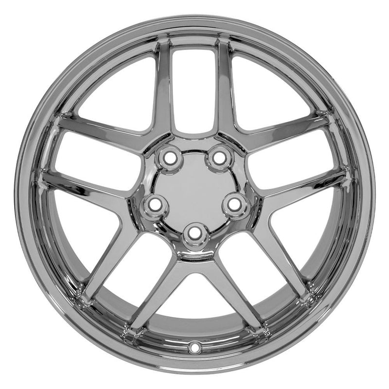 Wheel 18in Replica CV04 fits Chevrolet Corvette C5 Z06 18x10.5 Chrome