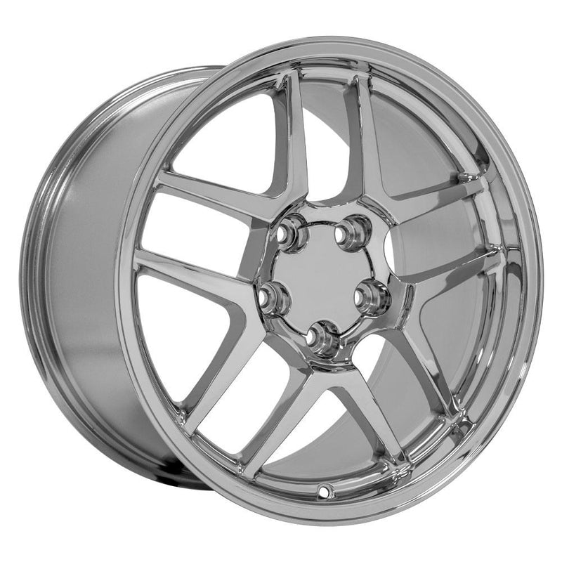 Wheel 18in Replica CV04 fits Chevrolet Corvette C5 Z06 18x10.5 Chrome