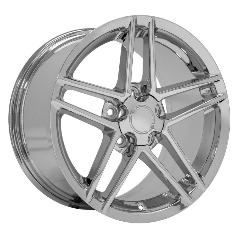 Wheel 17in Replica CV07A fits Chevrolet Corvette C6 Z06 17x9.5 Chrome