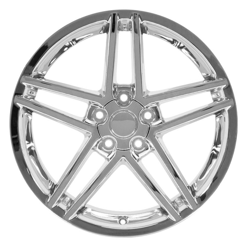 Wheel 19in Replica CV07B fits Chevrolet Corvette C6 Z06 19x10 Chrome