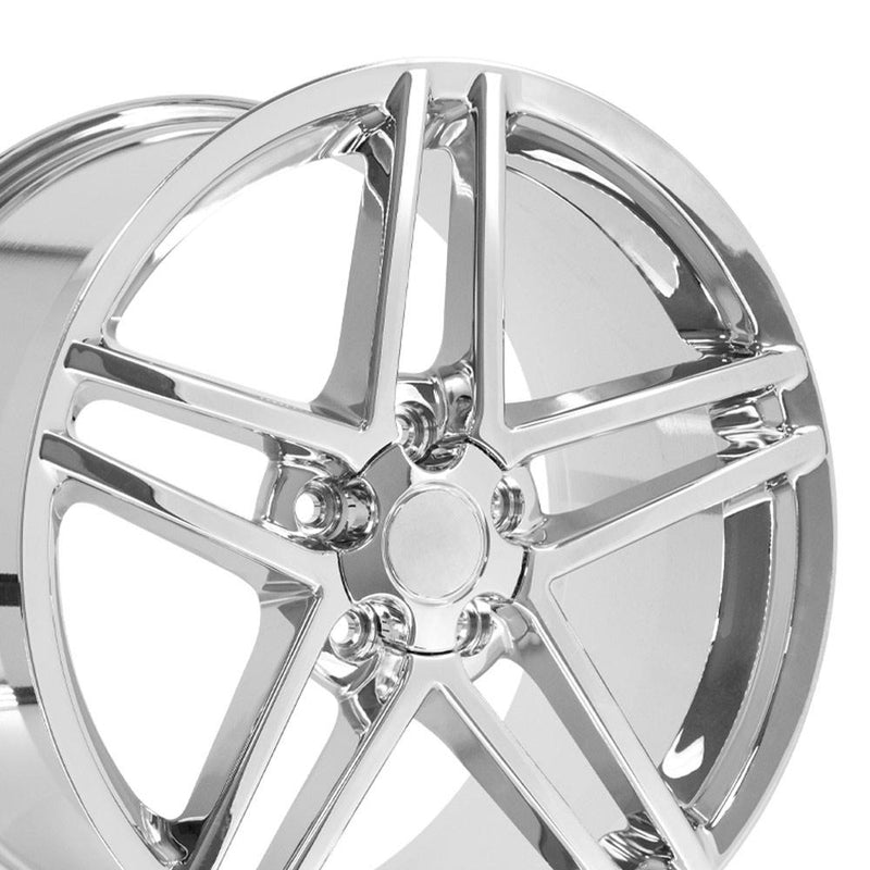 Wheel 19in Replica CV07B fits Chevrolet Corvette C6 Z06 19x10 Chrome