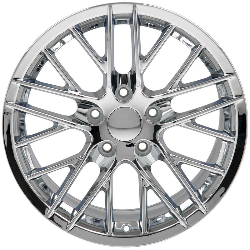 Wheel 18in Replica CV08A fits Chevrolet Corvette C6 ZR1 18x10.5 Chrome