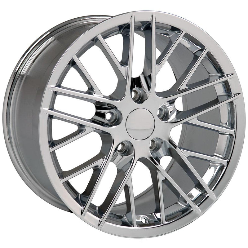 Wheel 18in Replica CV08A fits Chevrolet Corvette C6 ZR1 18x10.5 Chrome