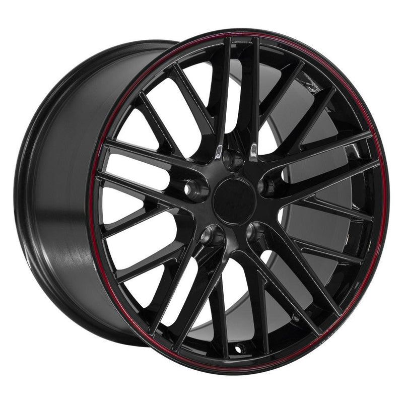 Wheel 18in Replica CV08A fits Chevrolet Corvette C6 ZR1 18x10.5 Redline