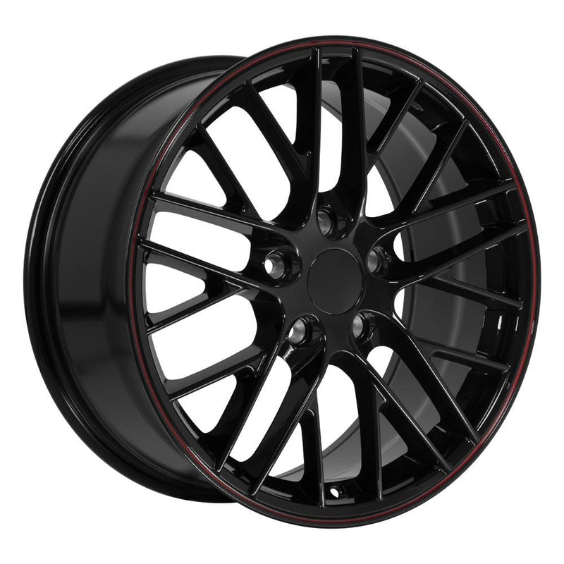 Wheel 18in Replica CV08B fits Chevrolet Corvette C6 ZR1 18x8.5 Redline