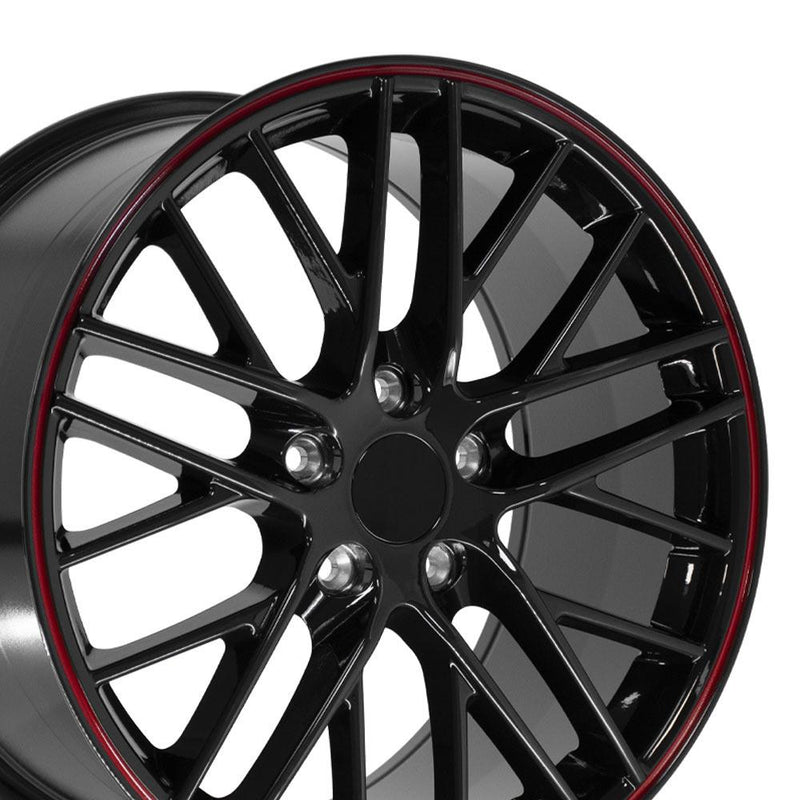 Wheel 19in Replica CV08B fits Chevrolet Corvette C6 ZR1 19x10 Redline