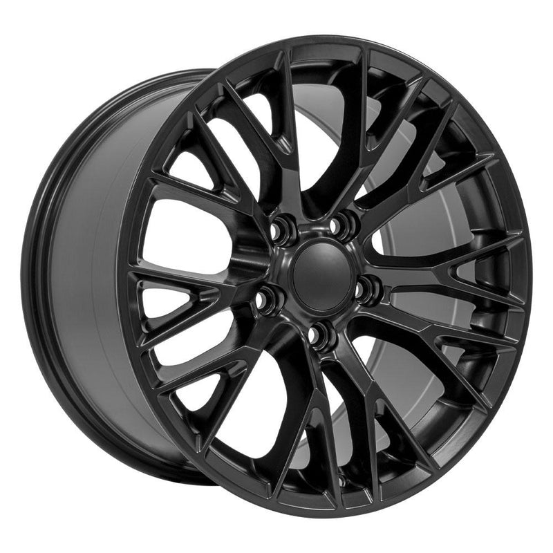 Wheel 17in Replica CV22 fits Chevrolet Corvette C7 Z06 17x9.5 Black