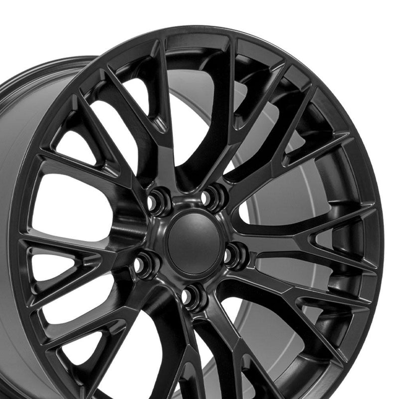 Wheel 17in Replica CV22 fits Chevrolet Corvette C7 Z06 17x9.5 Black