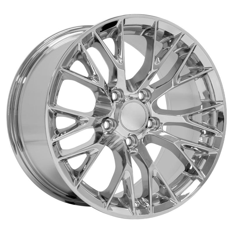 Wheel 17in Replica CV22 fits Chevrolet Corvette C7 Z06 17x9.5 Chrome