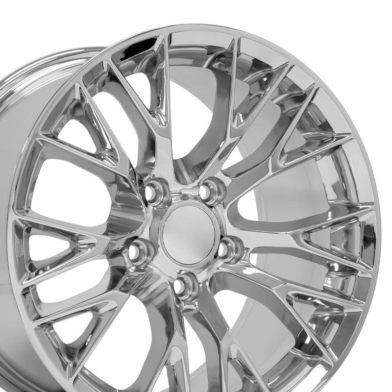 Wheel 17in Replica CV22 fits Chevrolet Corvette C7 Z06 17x9.5 Chrome