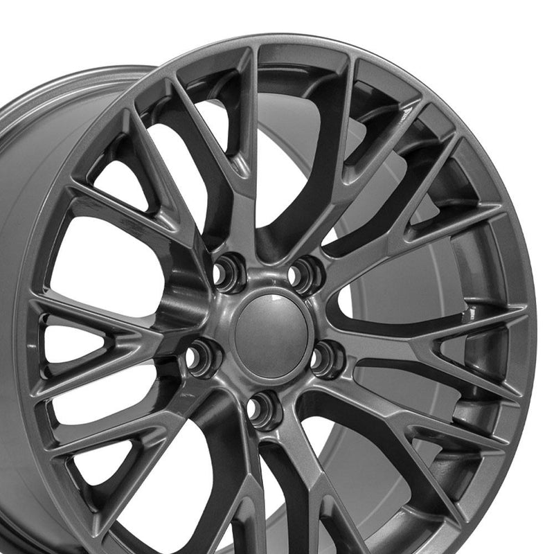 Wheel 17in Replica CV22 fits Chevrolet Corvette C7 Z06 17x9.5 Gunmetal