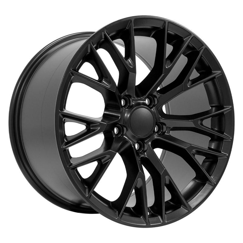 Wheel 18in Replica CV22 fits Chevrolet Corvette C7 Z06 18x10.5 Black