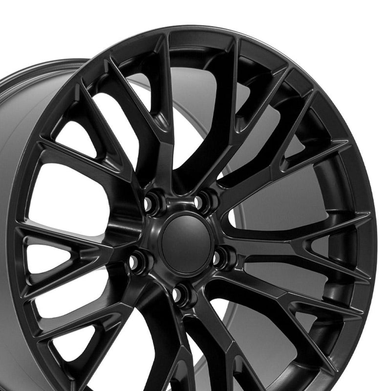 Wheel 18in Replica CV22 fits Chevrolet Corvette C7 Z06 18x10.5 Black