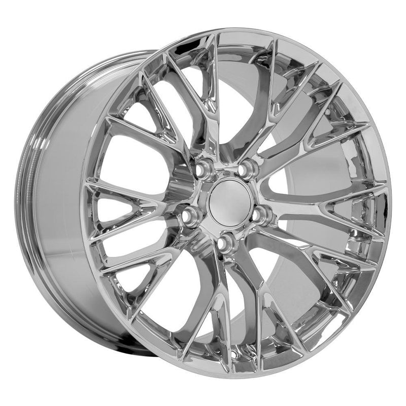 Wheel 18in Replica CV22 fits Chevrolet Corvette C7 Z06 18x10.5 Chrome